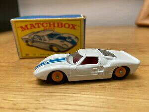 【送料無料】ホビー ・模型車・バイク レーシングカー マッチボックスレスニーフォードレーシングカーmatchbox lesney ford gt racing car no 41 vn mib