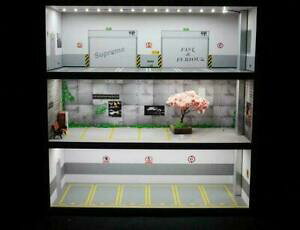 yzzr[ E͌^ԁEoCN [VOJ[ fLrlbg{bNX164 parking lot model display cabinet landscape alloy toy car storage box