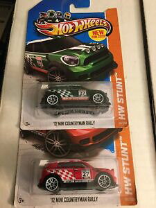 yzzr[ E͌^ԁEoCN [VOJ[ zbgzC[~jN[p[`WbgbhO[hot wheels mini cooper challenge lot 2 red amp; green