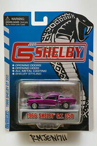 �y���������z�z�r�[ �E�͌^�ԁE�o�C�N ���[�V���O�J�[ �V�F���r�[�R���N�e�B�u���Y�s���N�p�[�v���t�H�[�h�}�X�^���O�V�F���r�[shelby collectibles 164 vhtf pinkpurple 1966 ford mustang shelby gt350 *read*