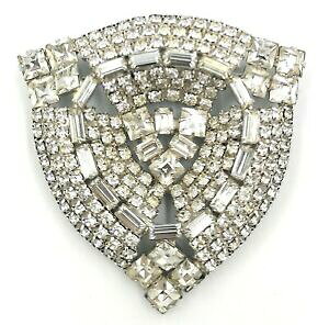 yzzr[ E͌^ԁEoCN [VOJ[ Be[WN`[nhCXg[NAu[`vintage couture huge hand soldier rhinestone clear brooch