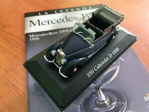 【送料無料】ホビー ・模型車・バイク レーシングカー メルセデスカブリオレアルタヤボックスメタクリレートクリスティノモードmercedes 230 cabriolet d 1939 altaya 143 in box methacrylate cristinomode