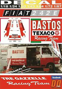 �y���������z�z�r�[ �E�͌^�ԁE�o�C�N ���[�V���O�J�[ �f�J�[���t�B�A�b�g�K�[�����[�V���O�`�[���x���M�[decal fiat 242 and three gazelle racing team belgian 01