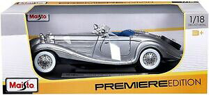 yzzr[ E͌^ԁEoCN [VOJ[ ZfXxc^Cv[hX^[O[v~A}CXg1936 mercedes benz 500k typ special roadster grey premiere 36862 118 maisto