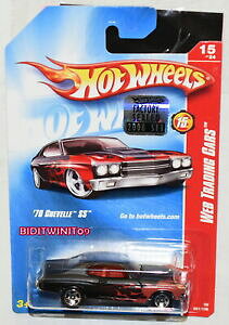 【送料無料】ホビー ・模型車・バイク レーシングカー ホットホイールウェブコメルシアルコッシュシェベルネグロファブリカコンhot wheels 2008 web comercial coches 70 chevelle ss 1524 negro fabrica con