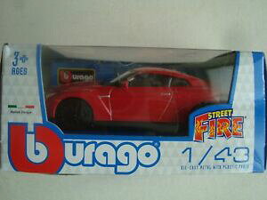 【送料無料】ホビー ・模型車・バイク レーシングカー ニューブラゴミニチュアボックス b burago miniature nissan gt r 2017 143 in box