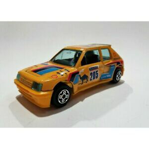 yzzr[ E͌^ԁEoCN [VOJ[ C^AvW[^[{[XP[{bNXburago made in italypeugeot 205 turbo 16 rally scale 143no box
