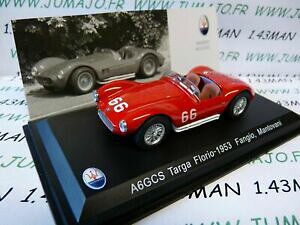 【送料無料】ホビー ・模型車・バイク レーシングカー コチェモデロスマセラティコレッキオンフロリァンジオmas23s coche 143 leo modelos maserati coleccion a6gcs florio 1953 fangio 66
