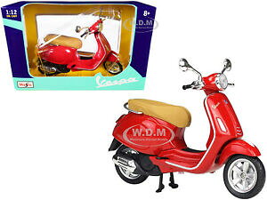yzzr[ E͌^ԁEoCN [VOJ[ xXpv}F[XN[^[bh~jJ[f}CXgvespa primavera 150 scooter red 112 diecast model by maisto 32721