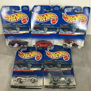 yzzr[ E͌^ԁEoCN [VOJ[ zbgzC[hot wheels 1999 first editions lot of 5 cars