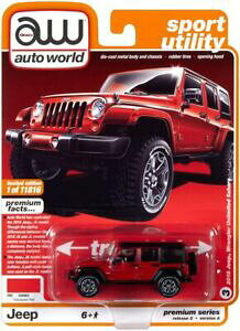 yzzr[ E͌^ԁEoCN [VOJ[ I[g[hW[vO[C~i[gTnb\auto world 164 2018 jeep wrangler illimitato sahara rosso bbawsp036a