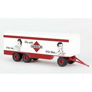 【送料無料】ホビー ・模型車・バイク レーシングカー ブレキナトレーラースーツケースbrekina 55307 187 trailer 3 achs suitcase, 1955