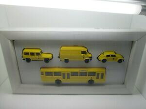 【送料無料】ホビー ・模型車・バイク レーシングカー ワイキングポストモデルビートルモデルwiking pms post advertising 1994 with 4 models, vw beetle, mb gmodel etc ssk7