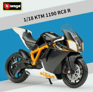 yzzr[ E͌^ԁEoCN [VOJ[ I[goCoCNf{bNXbburago 118 ktm 1190 rc8 r motorcycle bike model toy in box