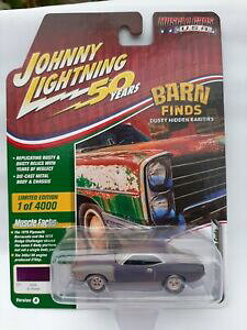 【送料無料】ホビー ・模型車・バイク レーシングカー ジョニーライトニングプリマスクーダバイオレットニューサブバイスターjohnny lightning 164 70 plymouth cuda unrestored violet sub bister