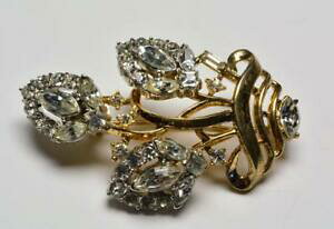 yzzr[ E͌^ԁEoCN [VOJ[ Be[Wt@[}hgt@NEpbggmhhyhAu[`Fvintage 1953 firmado trifari crown pat 170208 tono dorado pedreria 