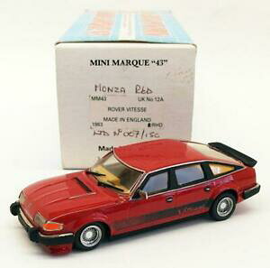 yzzr[ E͌^ԁEoCN [VOJ[ ~j}NXP[fJ[[o[BebZc@bhminimarque 43 143 scale model car uk12a 1983 rover vitessemonza red