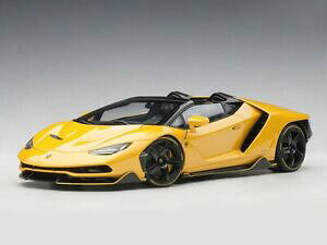 yzzr[ E͌^ԁEoCN [VOJ[ I[gA[g{M[jZeiI[hX^[Wautoart lamborghini centenario roadster giallo inti 118