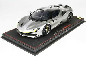 yzzr[ E͌^ԁEoCN [VOJ[ tF[[h^bNVo[[VOo[WV[P[Xbbr ferrari sf90 road metallic silverracing version with showcase 118