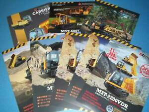 yzzr[ E͌^ԁEoCN [VOJ[ J^OfbNXZbgLA rare construction machinery catalog morookaji deluxe 16book set carrier