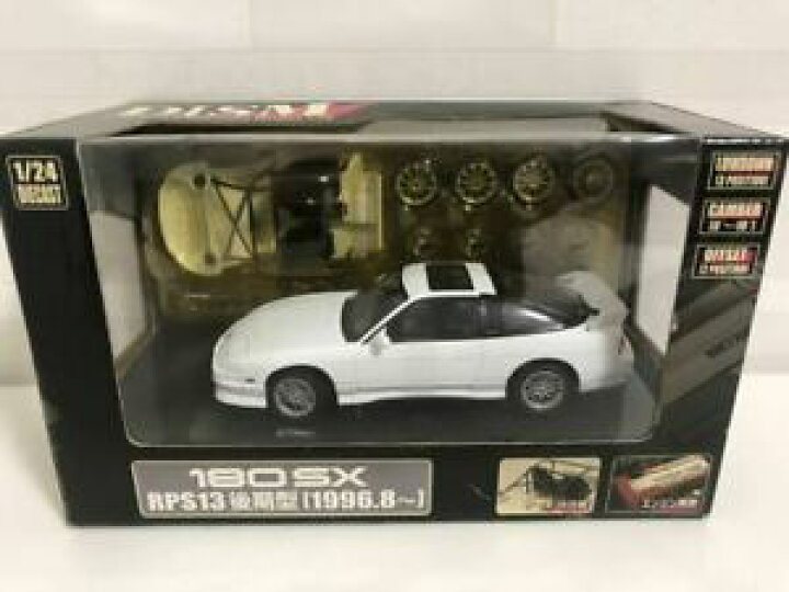 楽天市場】【送料無料】ホビー ・模型車・バイク レーシングカー アオシマディズムオートプロショップホットワークスホワイト124 aoshima dism auto pro shop hotworks nissan rps13 180sx late model white : hokushin