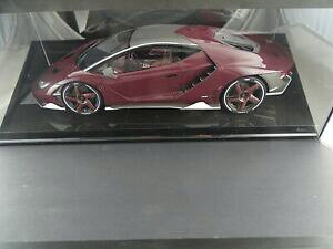 【送料無料】ホビー ・模型車・バイク レーシングカー ルックスマートランボルギーニセンテニアルカーボンファイバー112 looksmart lamborghini centennial shiny red carbon fibre 2016 limited