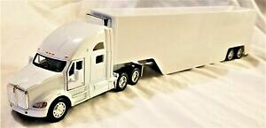 �y���������z�z�r�[ �E�͌^�ԁE�o�C�N ���[�V���O�J�[ kinsmart 168 scale model kenworth t700 with container white bbkt1302dcw