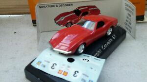 yzzr[ E͌^ԁEoCN [VOJ[ tXV{[Rxbg{bNXsolido made in france ref 1910 chevrolet corvette 68 1969 red in box