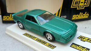 �y���������z�z�r�[ �E�͌^�ԁE�o�C�N ���[�V���O�J�[ �t�����X�V�{���[�J�}���O���[���{�b�N�Xsolido made in france ref 1507 chevrolet camaro green in box