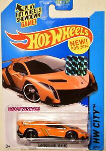 【送料無料】ホビー ・模型車・バイク レーシングカー ホットホイールチッタランボルギーニヴェネノアランシオネファブリカシギラトhot wheels 2014 hw citta lamborghini veneno arancione fabbrica sigillato