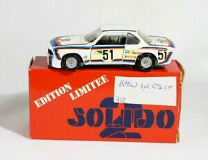 【送料無料】ホビー ・模型車・バイク レーシングカー ソリッドノインボックスsolido 25 bmw 30 cls 1974 143 in box