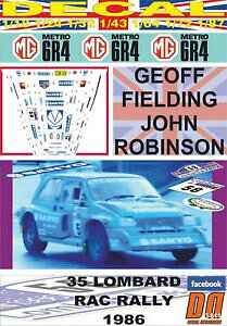yzzr[ E͌^ԁEoCN [VOJ[ fJgtB[fBOdecal mg metro 6r4 gfielding rac r 1986 dnf 09