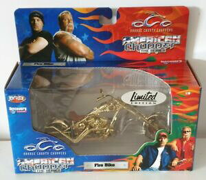 yzzr[ E͌^ԁEoCN [VOJ[ XP[IWJEeB`bp[t@CAoCNJX^`bp[118 scale orange county choppers 911 fire bike gold custom chopper