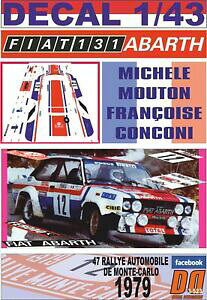 yzzr[ E͌^ԁEoCN [VOJ[ fJ[tBAbgAogeJdecal 143 fiat 131 abarth mmouton rmontecarlo 1979 7th 09