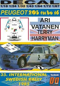 yzzr[ E͌^ԁEoCN [VOJ[ fJvW[o^lXEF[fdecal peugeot 205 t16 avatanen swedish r 1985 winner 09