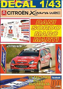 yzzr[ E͌^ԁEoCN [VOJ[ fJVgGNT_j\hI[XgAdecal 143 citroen xsara wrc dani sordo raustralia 2006 23rd 09