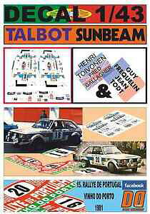 �y���������z�z�r�[ �E�͌^�ԁE�o�C�N ���[�V���O�J�[ �f�J�[���^���{�b�g�T���r�[�����[�^�X�g�C���H�l���t���P�����|���g�K��decal 143 talbot sunbeam lotus htoivonen amp; g frequelin rportugal 1980 09