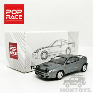 �y���������z�z�r�[ �E�͌^�ԁE�o�C�N ���[�V���O�J�[ �|�b�v���[�X�g���^�Z���J�O���[���f���J�[pop race 164 toyota celica gtfour st185 grey model car