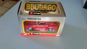 【送料無料】ホビー ・模型車・バイク レーシングカー ブラゴタラポルシェインボックスボックスベース124 burago cod0121 porsche 959 in boxbox base