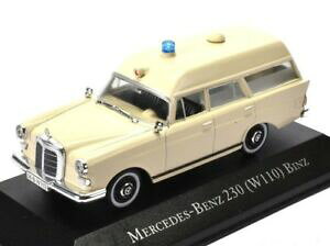 yzzr[ E͌^ԁEoCN [VOJ[ ZfXxcAgXmercedes benz 230 w110 ambulance 1966 7495001 atlas 143 in a box