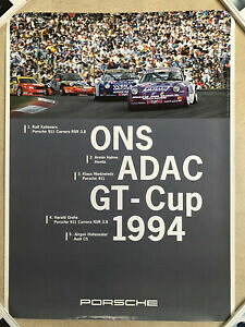 �y���������z�z�r�[ �E�͌^�ԁE�o�C�N ���[�V���O�J�[ �|���V�F�|�X�^�[�I���J�b�v�I���W�i��porsche poster ons adac gtcup 1994 911 rsr original