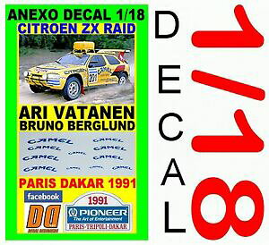 yzzr[ E͌^ԁEoCN [VOJ[ AlbNXfJVgGAo^lp_J[anexo decal 118 citroen zx raid ari vatanen paris dakar 1991 09