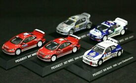 【送料無料】ホビー ・模型車・バイク レーシングカー ラリーカーコレクションプジョーカーセットcms 164 rally car collection peugeot 206 306 307 wrc 5 cars set b