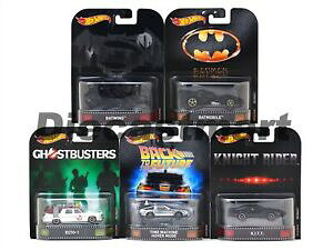 �y���������z�z�r�[ �E�͌^�ԁE�o�C�N ���[�V���O�J�[ �z�b�g�z�C�[�����g���G���^�[�e�C�����g�Z�b�g�o�b�g�}���L�b�ghotwheels 164 retro 2017 entertainment set of 5 dmc55956a of batman kitt ecto