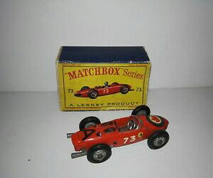 yzzr[ E͌^ԁEoCN [VOJ[ }b`{bNXV[YtF[IWi{bNXAYj[matchbox series 73b ferrari f1 by lesney with original box 1963 rare