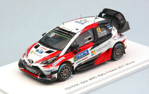 yzzr[ E͌^ԁEoCN [VOJ[ f[J[XP[Xp[Nfg^XtBmodel rally car 143 scale spark model toyota yaris wrc n12 winner fin