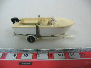 yzzr[ E͌^ԁEoCN [VOJ[ CLOg[[[^[{[gh3800, 5 wiking h0 trailer with motor boat, 95, neuw