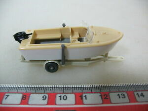 yzzr[ E͌^ԁEoCN [VOJ[ CLOg[[[^[{[g~gh3780, 5 wiking h0 trailer with motor boat, 95, mint