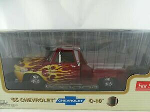 �y���������z�z�r�[ �E�͌^�ԁE�o�C�N ���[�V���O�J�[ �T���X�^�[�V�{���[���A���b�h118 sun star chevrolet c10 1965 redredrarered with flames in ovp