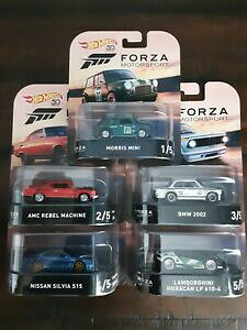 yzzr[ E͌^ԁEoCN [VOJ[ zbgzC[tHc@[^[X|[cZbgVrA{M[j~jhot wheels forza motorsport set of 5 nissan silvia, lamborghini, mini, bm